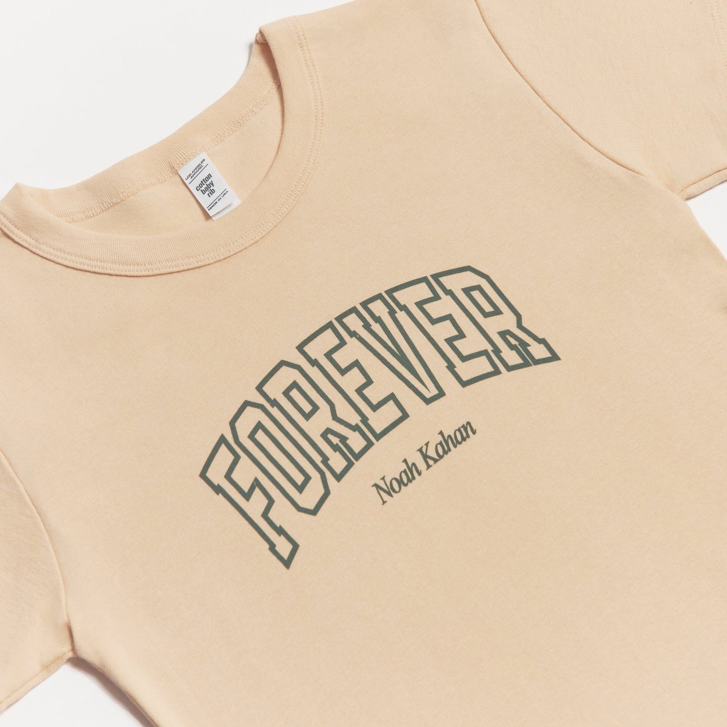 Forever Cropped Fitted RibTee
