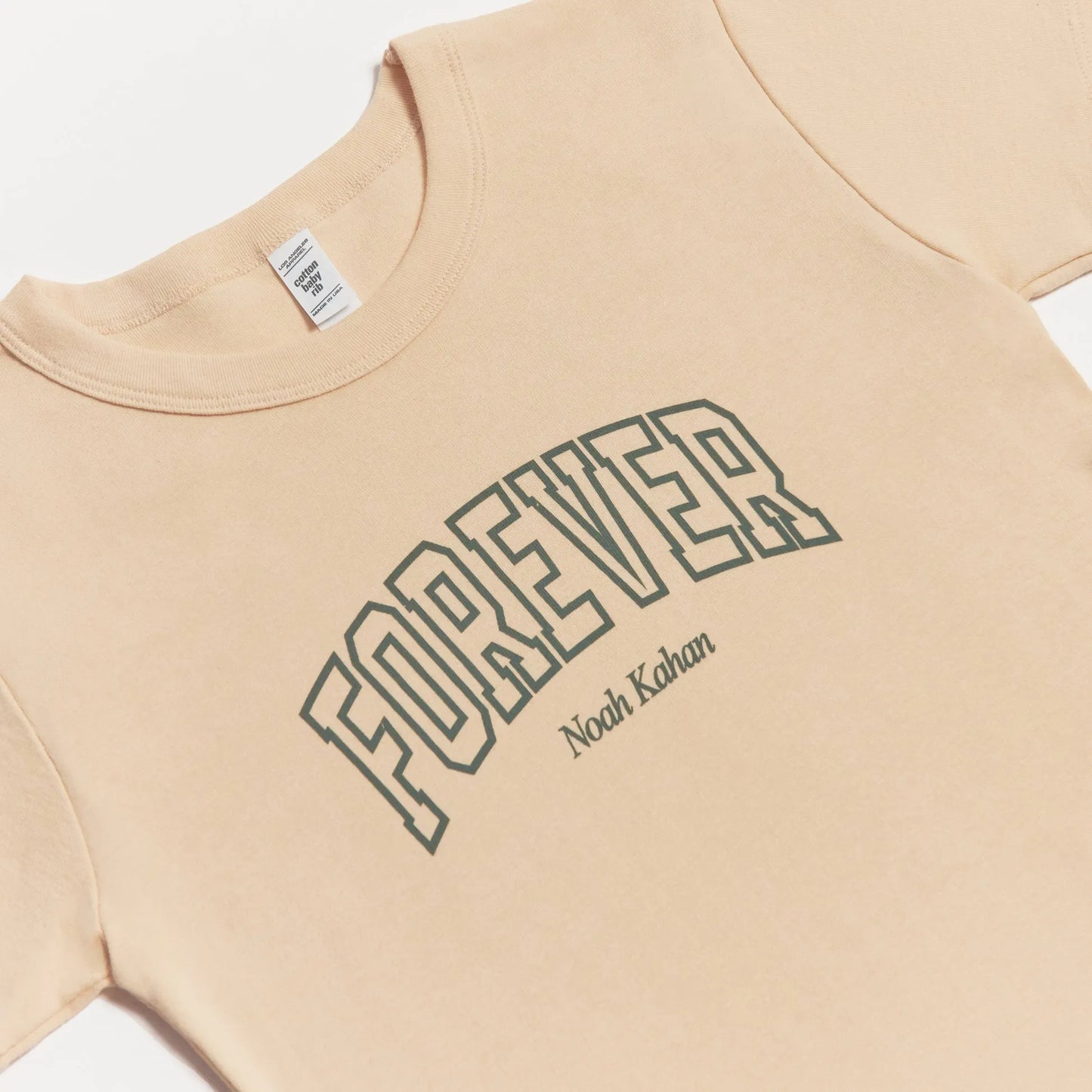 Forever Cropped Fitted RibTee